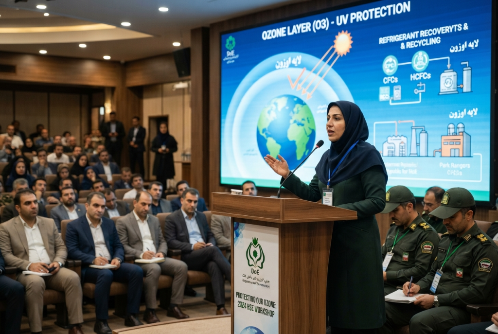 پیشگامی ایران در شاخصهای پایش محیطزیستی و مدیریت ریسکهای زیستی معاهده مونترال / تأکید بر ایمنی شغلی محیطبانان در برابر پرتوهای ماوراءبنفش (UV) 25 مونترال